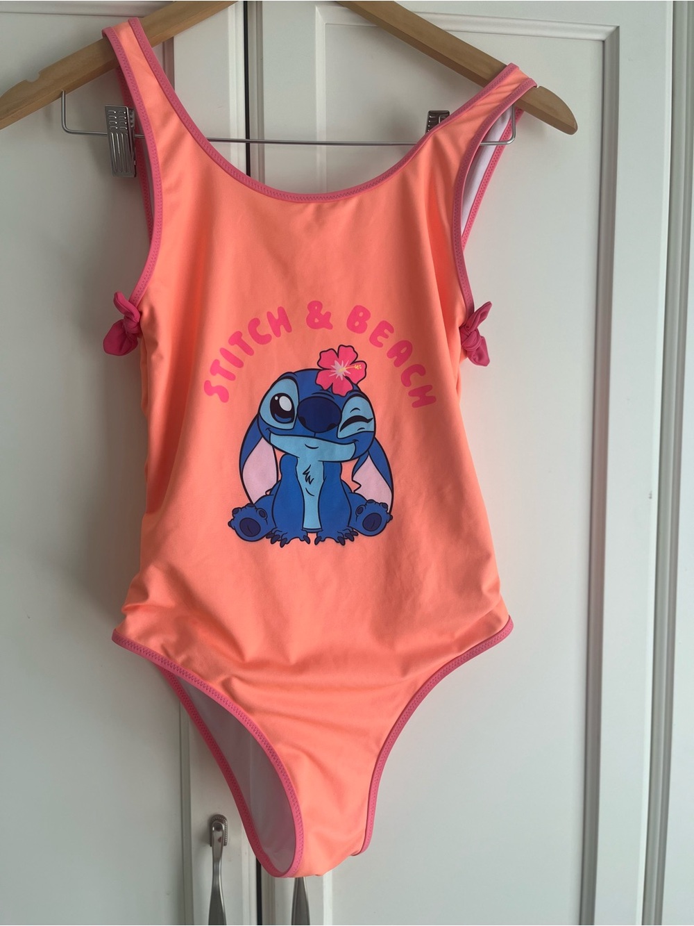 Disney Stitch One-Piece Swimsuit, size 13-14